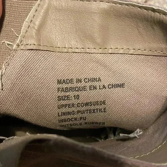 Boho Cow Suede Tan Taupe Booties - Picture 7 of 10